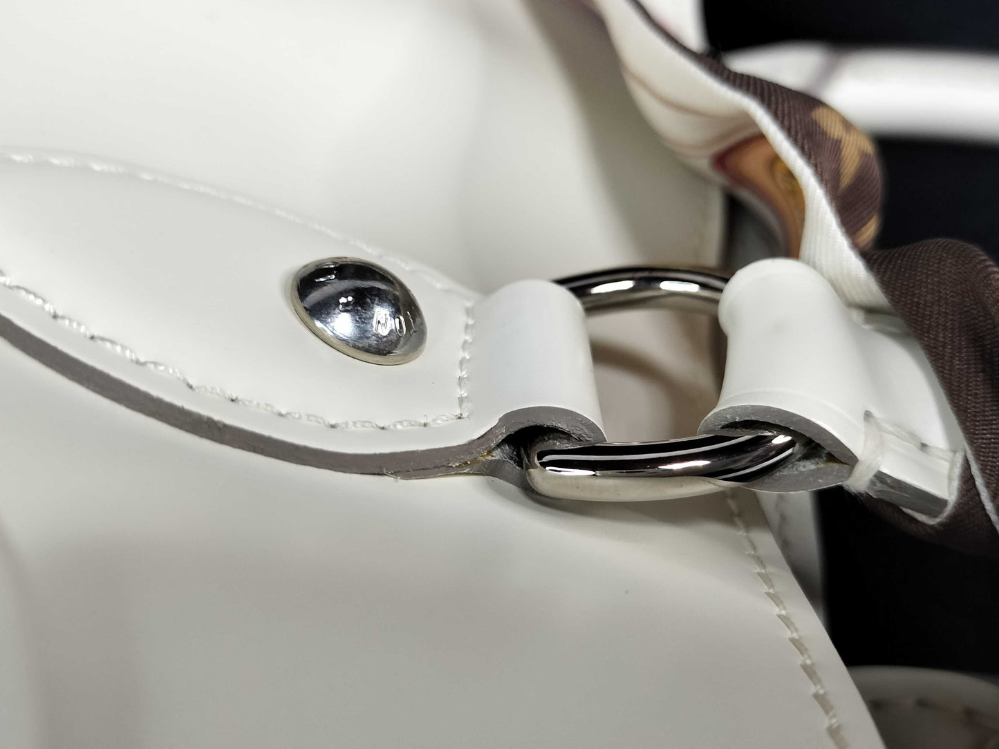 LOUIS VUITTON Epi Leather Handbag with Scarf