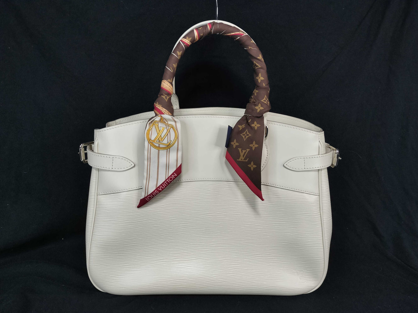 LOUIS VUITTON Epi Leather Handbag with Scarf
