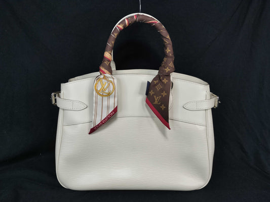 LOUIS VUITTON Epi Leather Handbag with Scarf