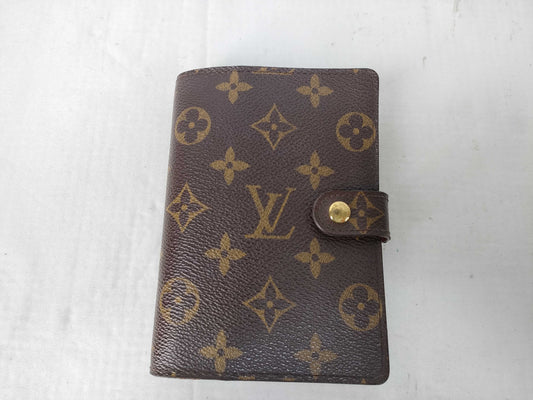 LOUIS VUITTON Monogram R20005 Agenda PM Notebook Cover
