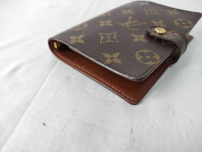 LOUIS VUITTON Monogram R20005 Agenda PM Notebook Cover