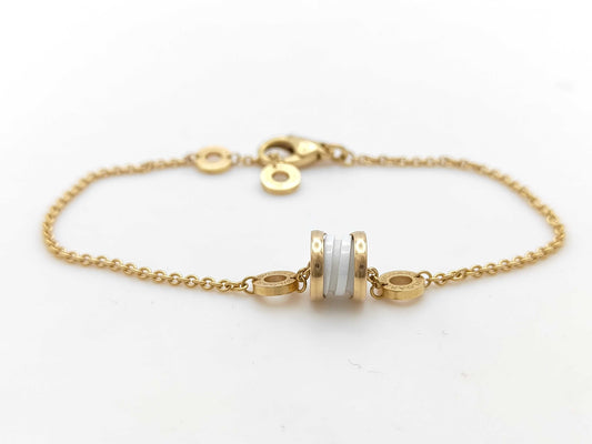 BVLGARI B.zero1 Element White Cera ml Au750 7.6g Bracelet/Bangle 