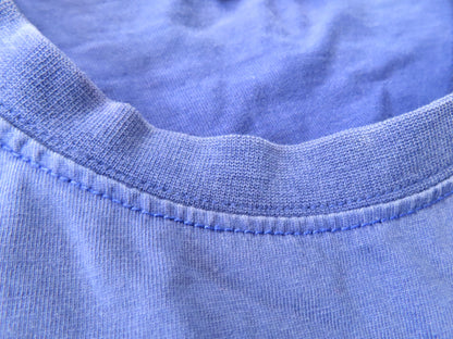 Balenciaga Campaign Logo 2020 Cotton T-Shirt, Small, Blue, 620969