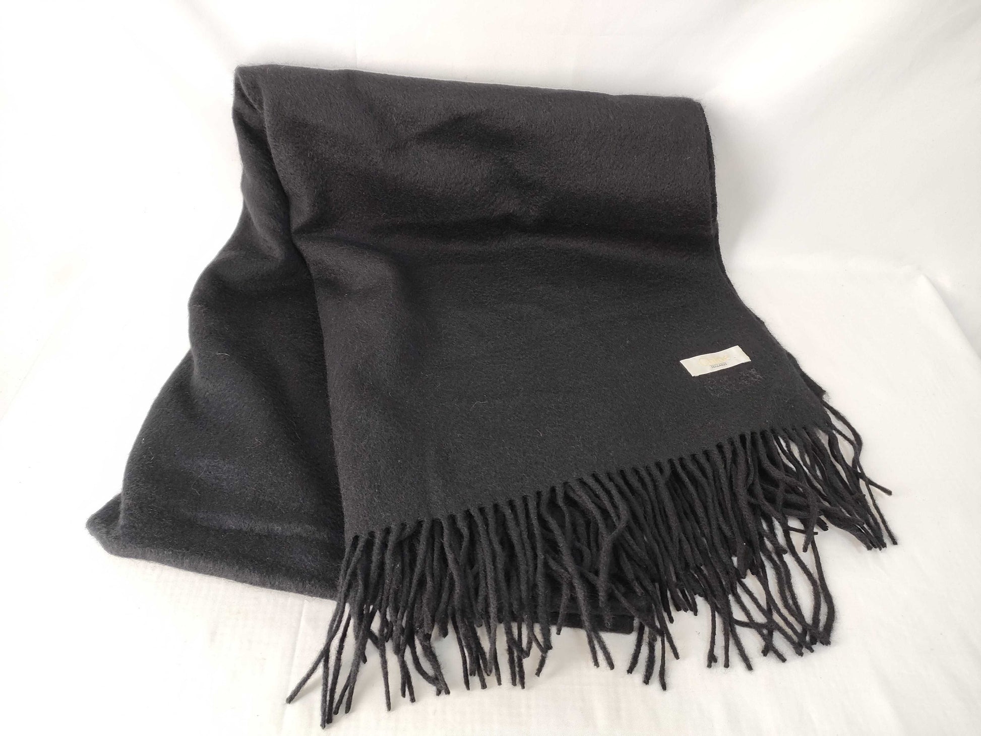 Chloe Wool Stole Black Other Apparel