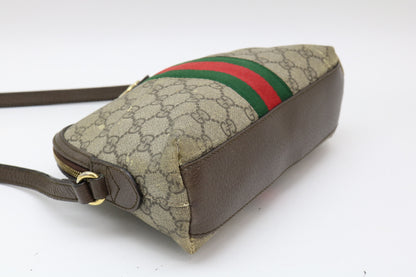 GUCCI GG Supreme Offdia Sherry Line Shoulder Bag