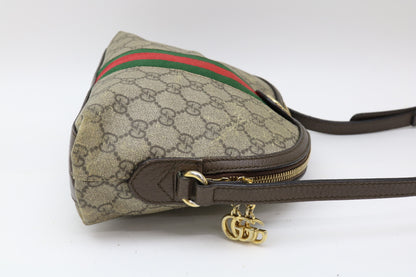 GUCCI GG Supreme Offdia Sherry Line Shoulder Bag