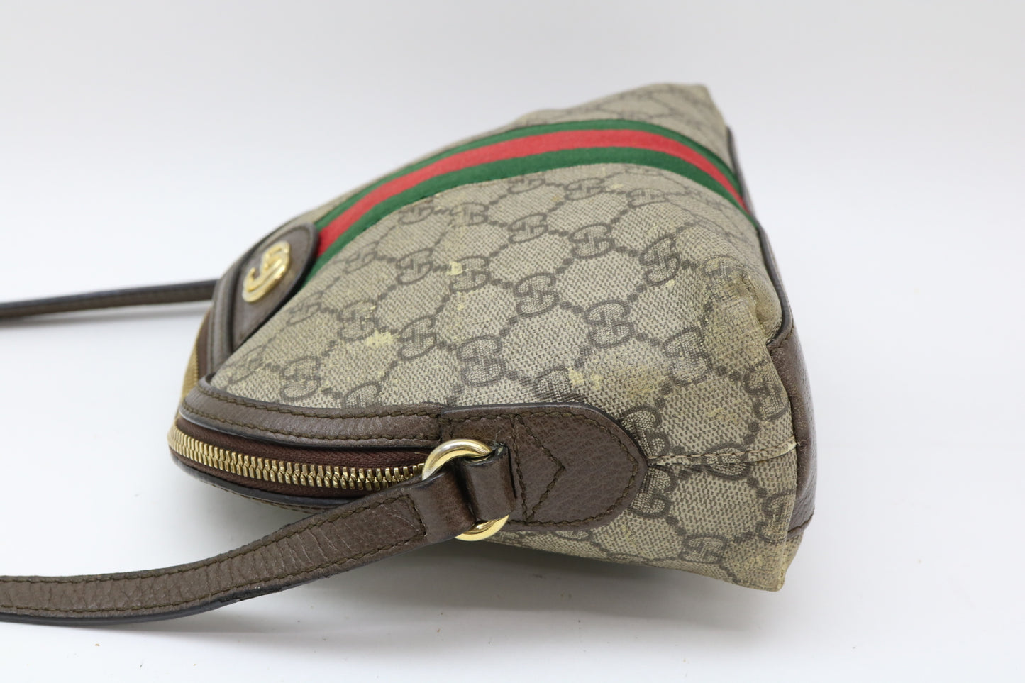 GUCCI GG Supreme Offdia Sherry Line Shoulder Bag