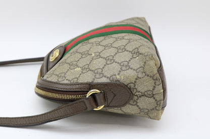 GUCCI GG Supreme Offdia Sherry Line Shoulder Bag