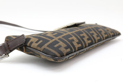 FENDI Zucca Mamma Bucket Shoulder Bag