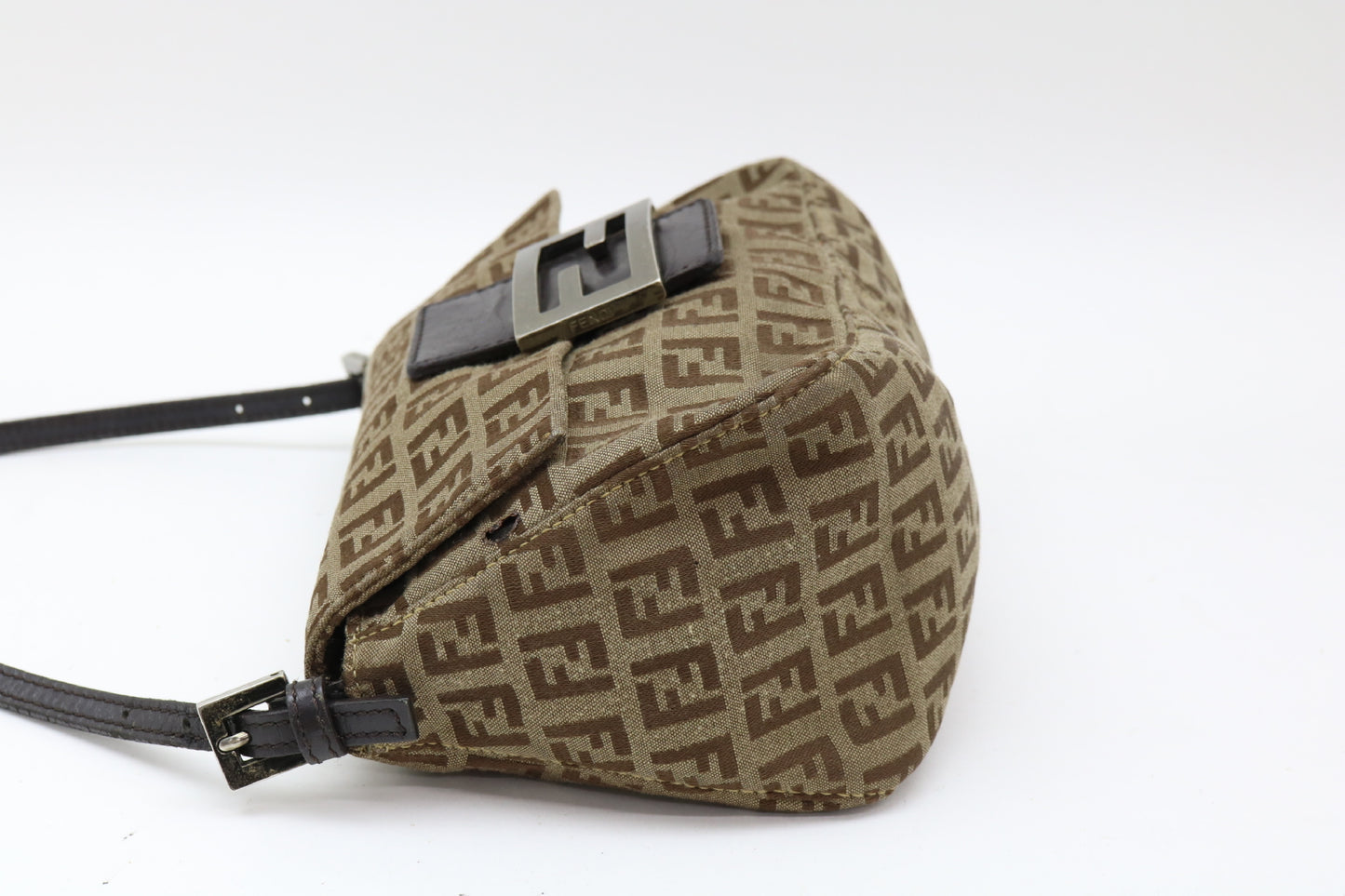 FENDI Zucchino Mamma Bucket Shoulder Bag