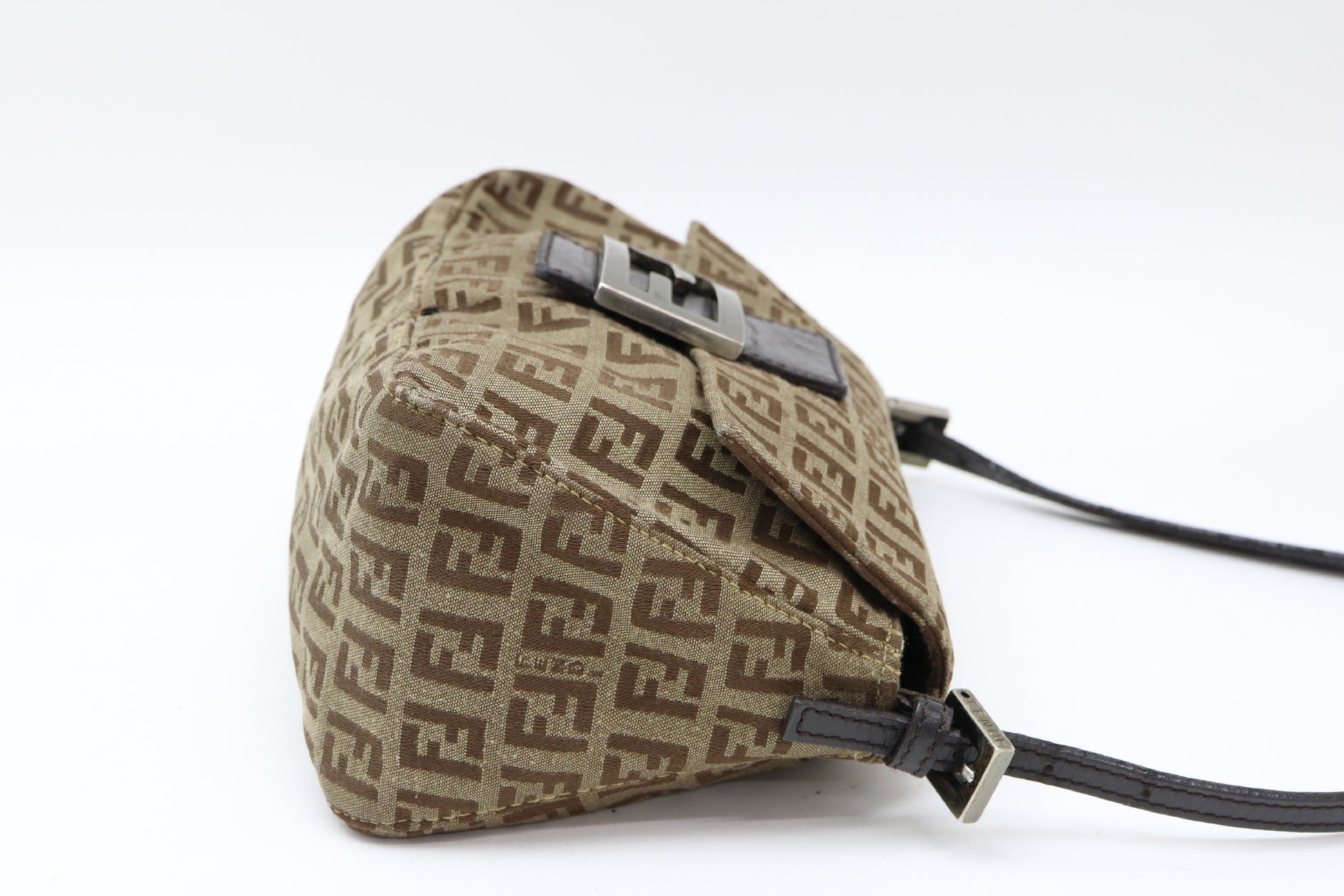 FENDI Zucchino Mamma Bucket Shoulder Bag