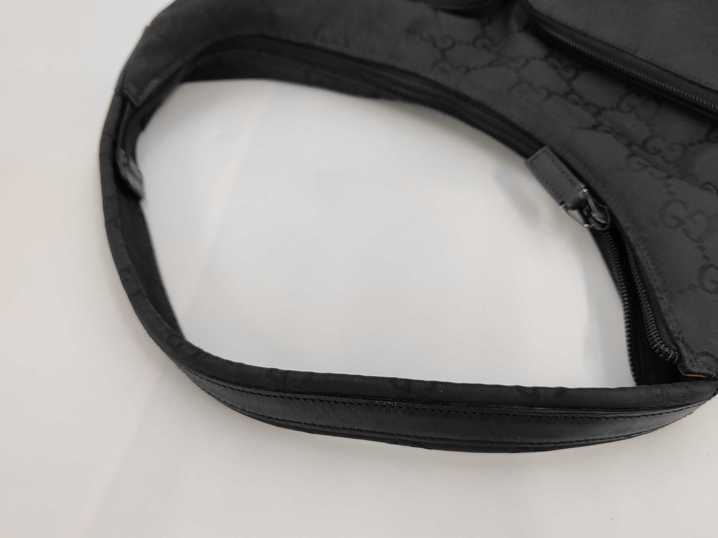 GUCCI GG pattern nylon shoulder bag