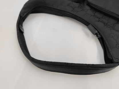GUCCI GG pattern nylon shoulder bag