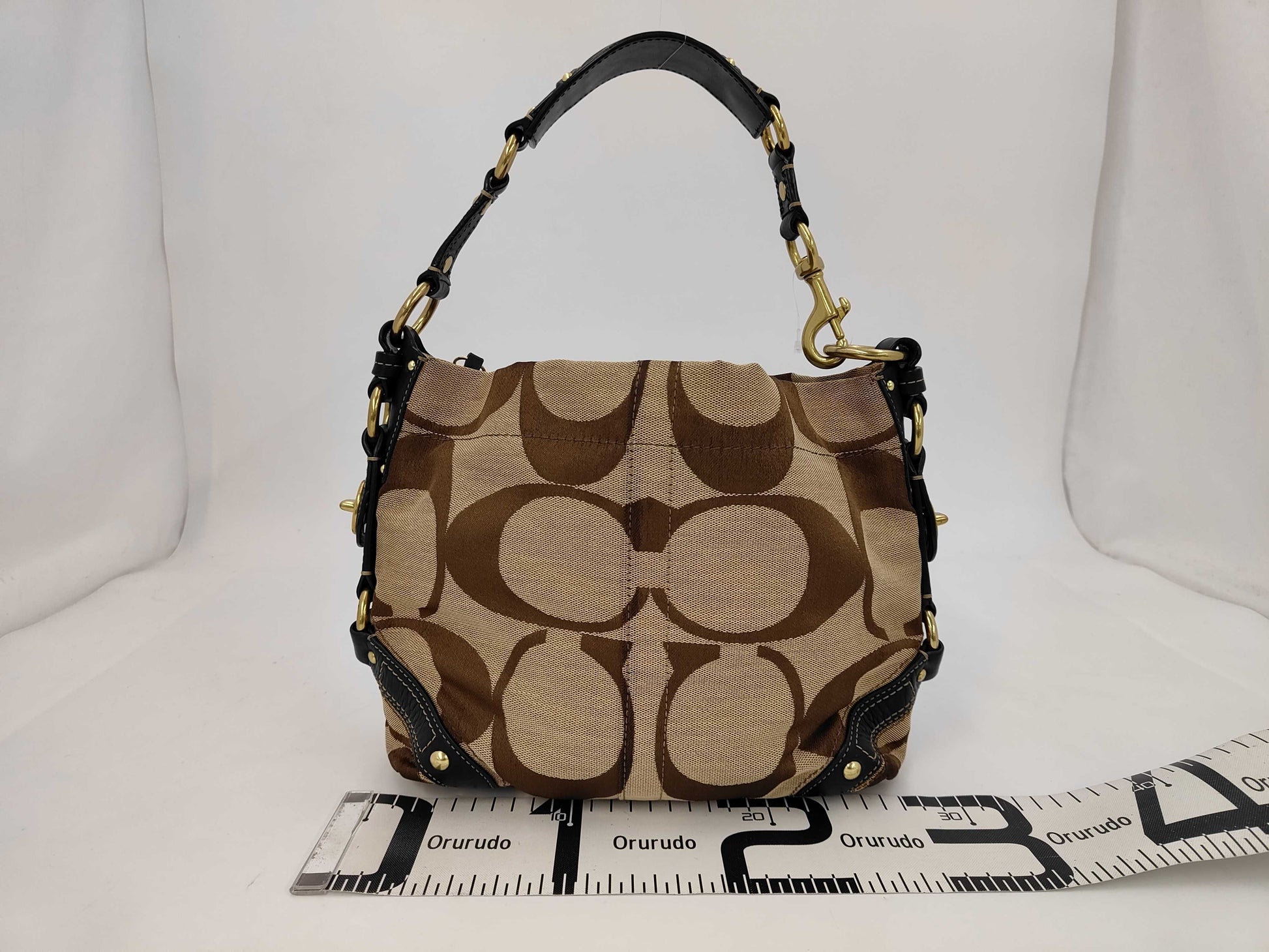 COACH Canvas Signature One-Shoulder Bag Shoulder Bag