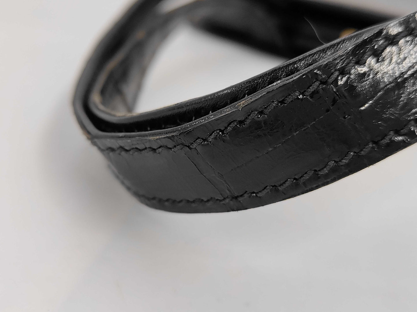 Spreafico Crocodile Handbag Black Handbag