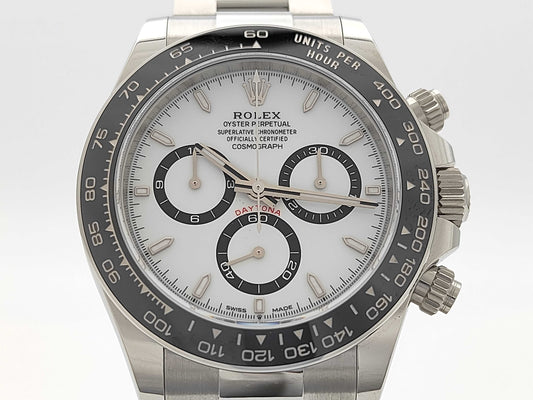 ROLEX 126500LN 637J9920 White Dial Oyster Bracelet Men's Watch