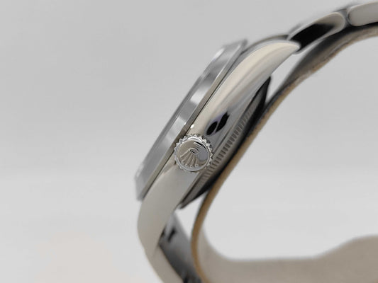 ROLEX 124270 N26467F8 Black Dial Oyster Bracelet Boys' Watch