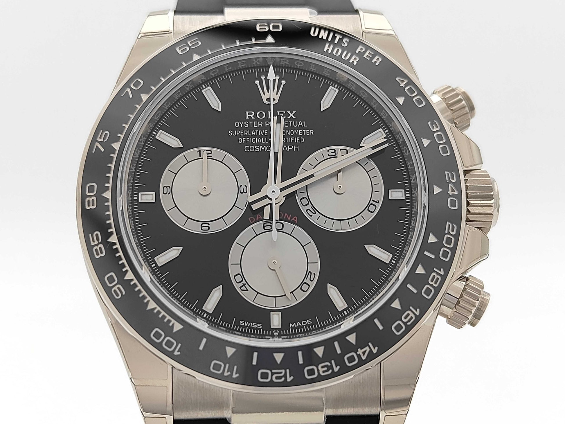 ROLEX 126519LN 41U681Q9 Bright Black x Steel Dial 18K Gold Men's Watch