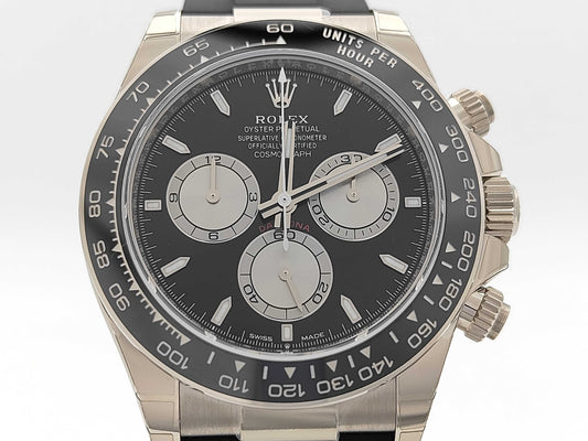 ROLEX 126519LN 41U681Q9 Bright Black x Steel Dial 18K Gold Men's Watch