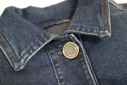 MOORER Current Model Denim Down Jacket Women's Size 38