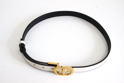 Dior Christian Dior 30 MONTAIGNE Reversible Belt for Women, 71cm-81cm, 5-Hole Belt
