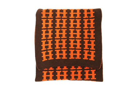 HERMES Margiela-era Cashmere Scarf 180 x 41cm