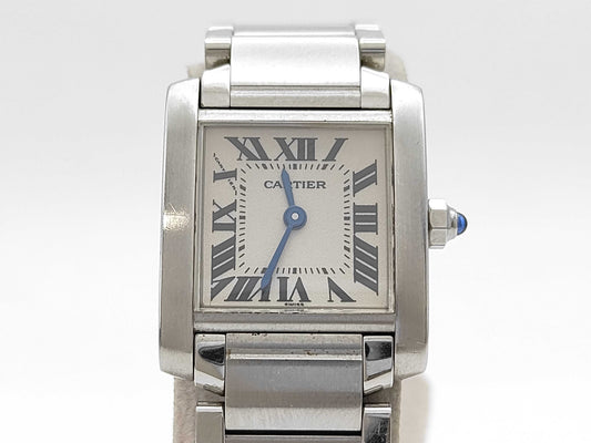 Cartier Tank Française SM W51008Q3 2300CC533473 Quartz Unmoving Women's Watch