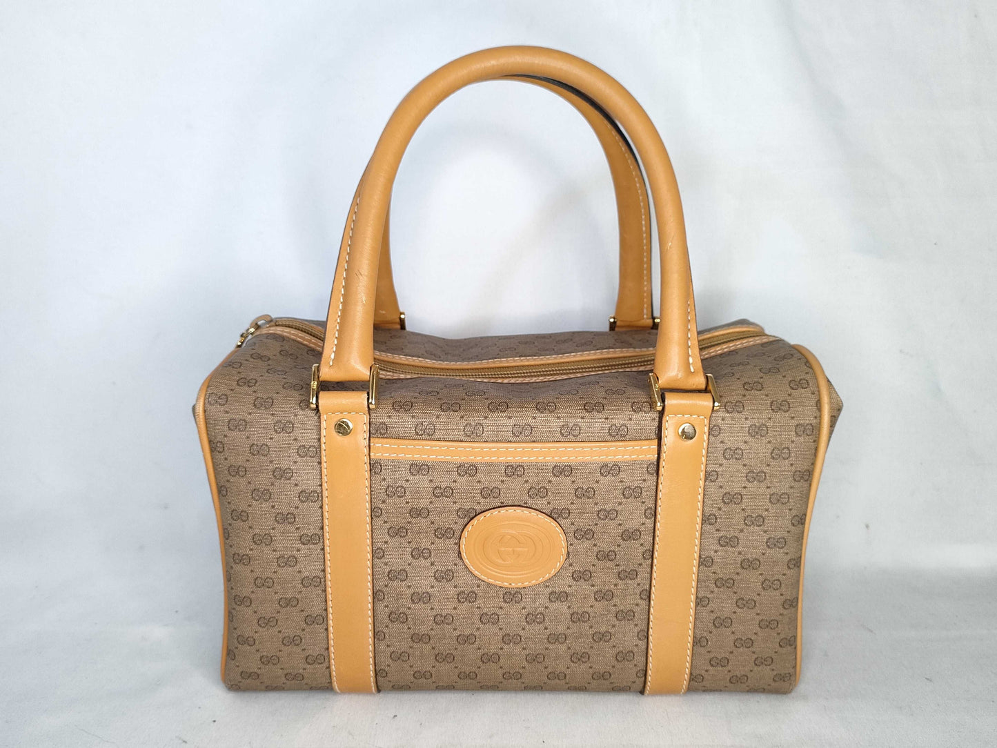 GUCCI Hand Mini Boston PVC Handbag