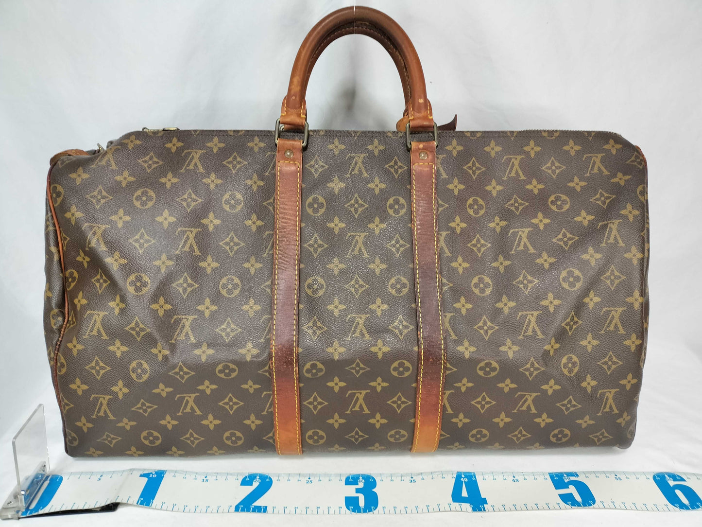 LOUIS VUITTON Monogram Louis Vuitton Monogram Keepall 55 Boston Bag