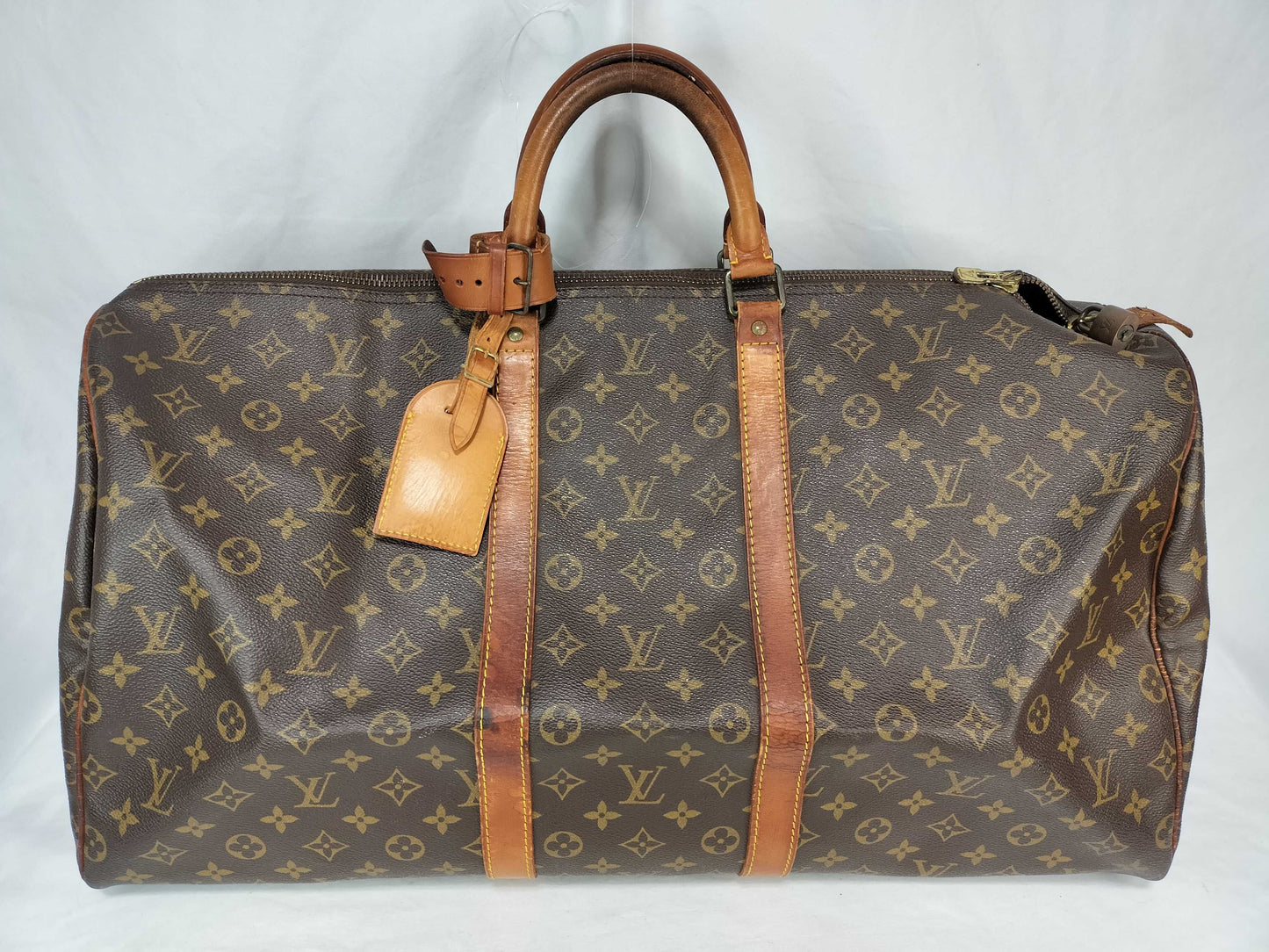 LOUIS VUITTON Monogram Louis Vuitton Monogram Keepall 55 Boston Bag