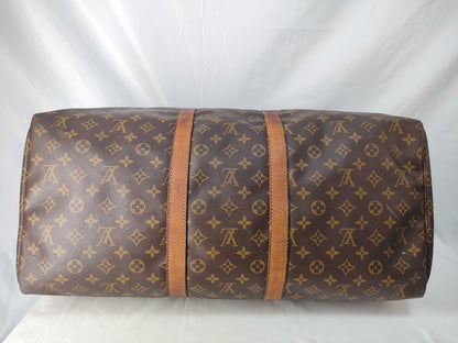 LOUIS VUITTON Monogram Louis Vuitton Monogram Keepall 55 Boston Bag