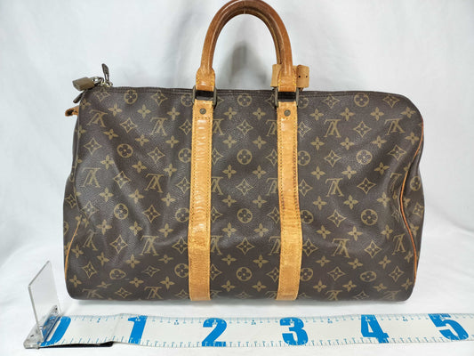 LOUIS VUITTON Monogram Louis Vuitton Monogram Keepall 45 Boston Bag