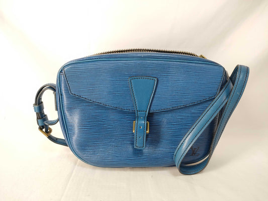 LOUIS VUITTON Epi Louis Vuitton Epi Jone Fille Shoulder Bag Blue Shoulder Bag