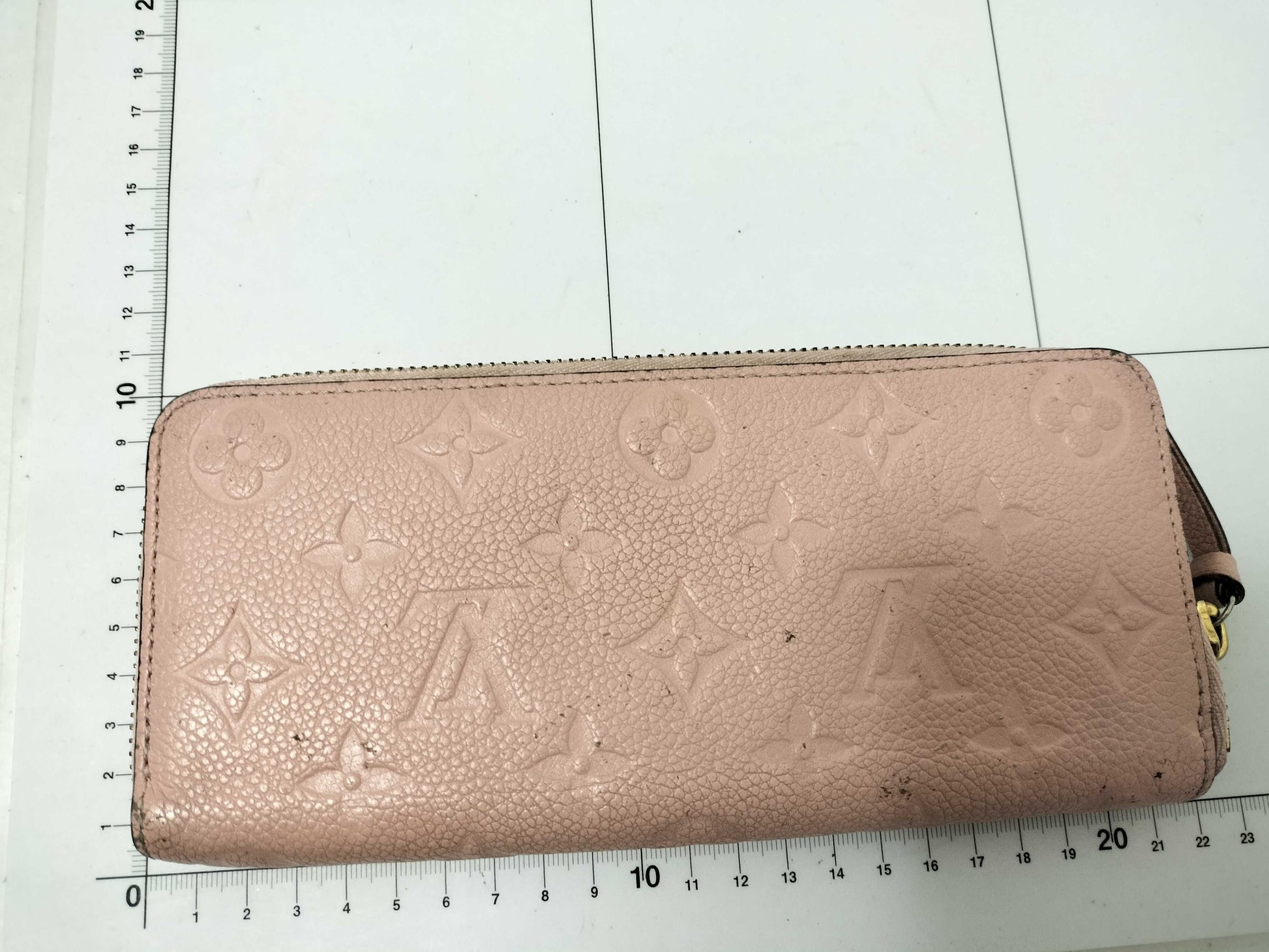 LOUIS VUITTON Monogram Empreinte Louis Vuitton Empreinte Portefeuille Clemence Wallet