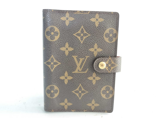 LOUIS VUITTON Monogram Agenda PM Notebook Cover