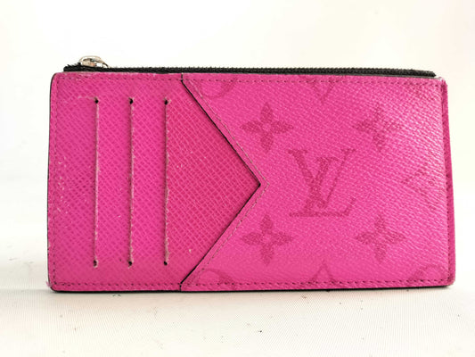 LOUIS VUITTON Fragment Folio Pink Wallet and Coin Case