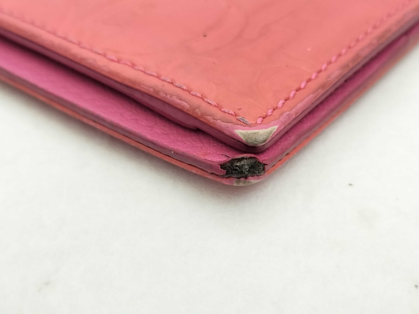 Dior Enamel Pass Case, Pink, Card Case, Pass Case, Business Card Case