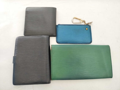 LOUIS VUITTON Epi Louis Vuitton Epi Wallet, Card Case, and 4 Other Wallets