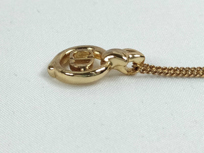 Dior Christian Dior logo necklace necklace