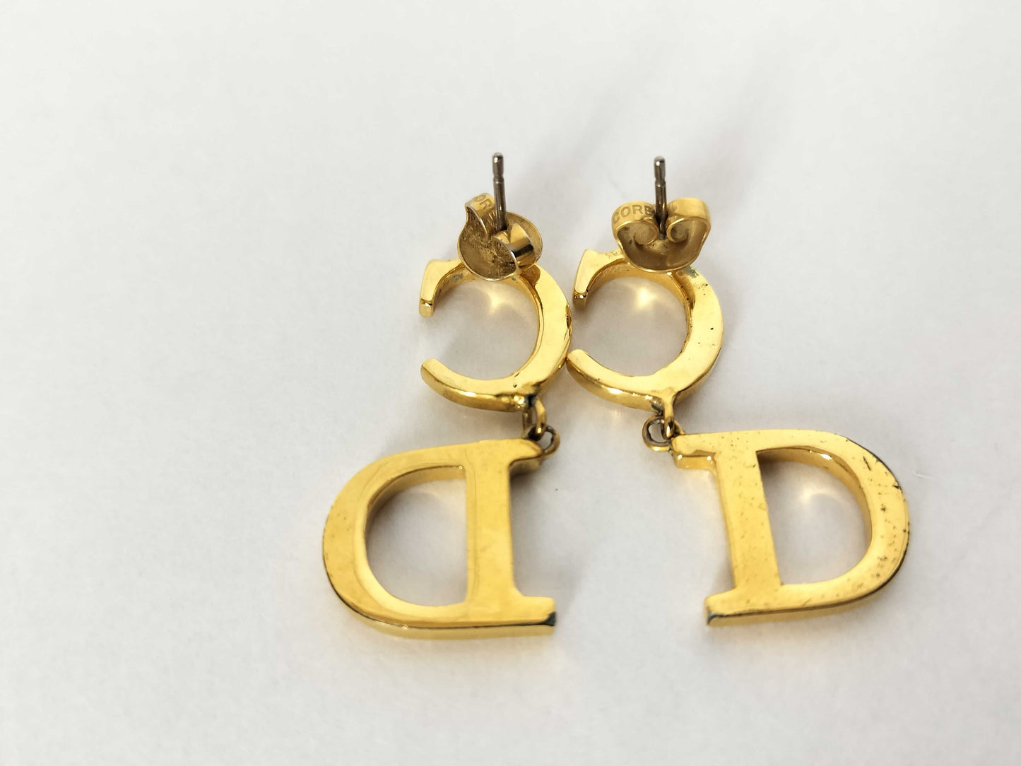 Dior Christian Dior CD logo earrings