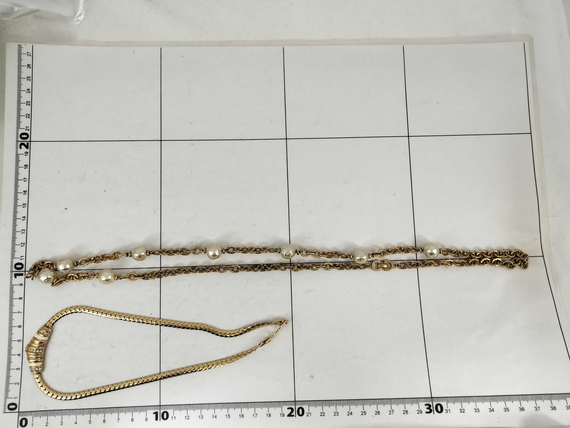 Dior Christian Dior Necklace 2-Piece Set Necklace