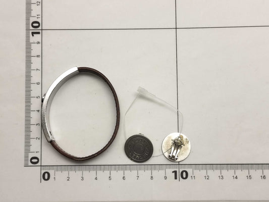 HERMES Bracelet and Earrings Set of 2