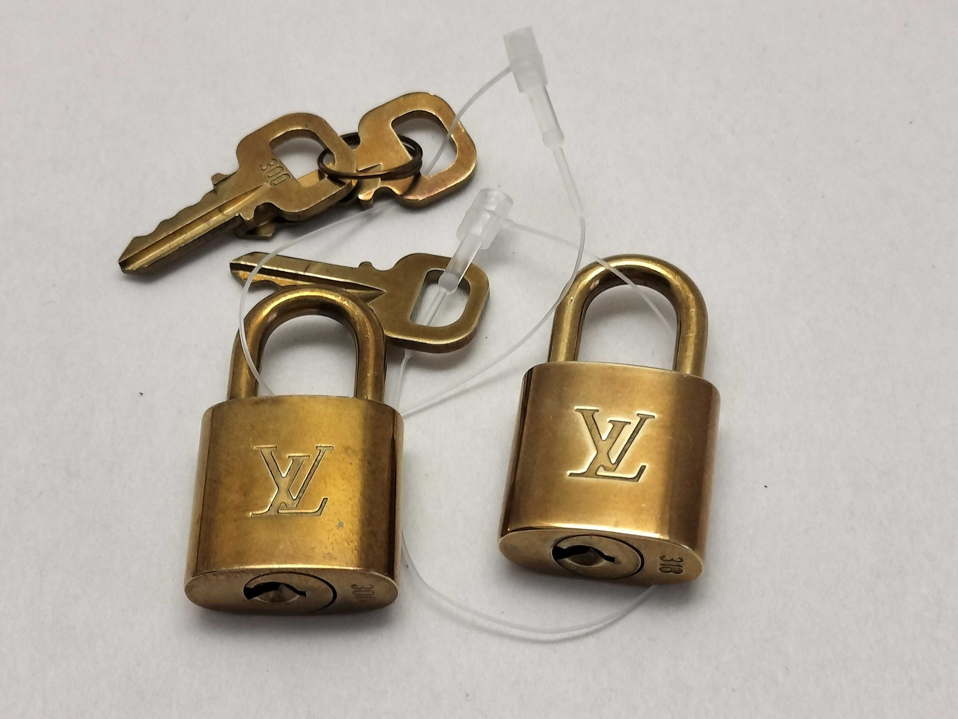 LOUIS VUITTON Padlock Bracelet and 5 other accessories set