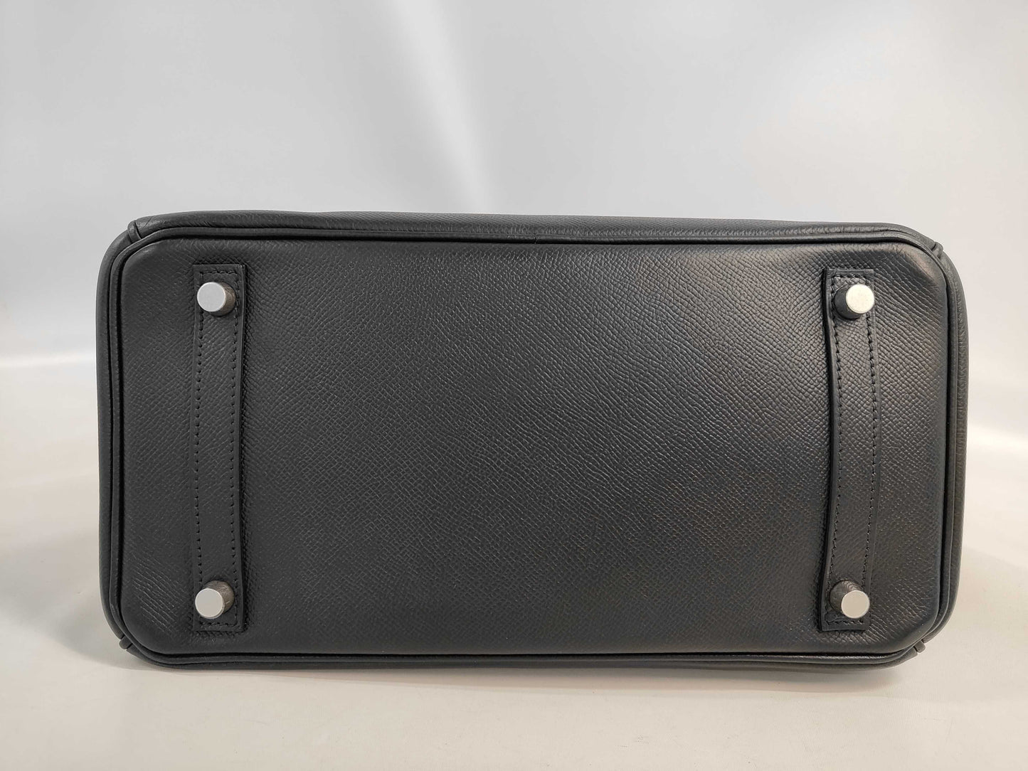 HERMES Birkin 30 Epsom Black with Silver Hardware Handbag