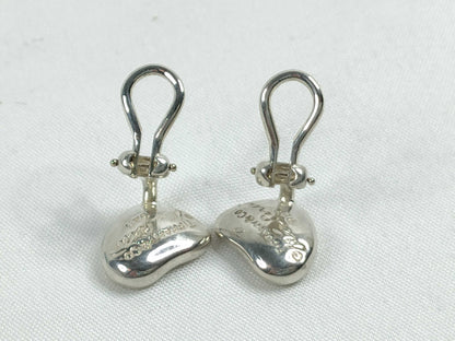 Tiffany & Co. Full Heart Earrings, SV925, 6.5g, with box and bag.