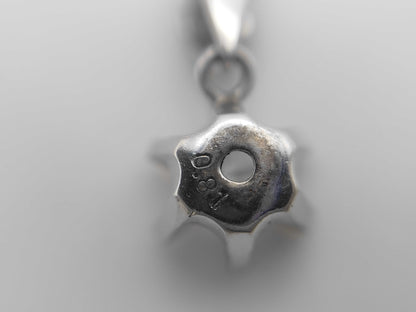 Transparent Stone Pt650/K13 3.0g Necklace 