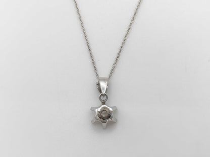 Transparent Stone Pt650/K13 3.0g Necklace 