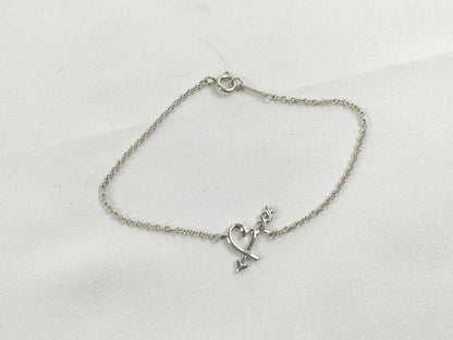 Tiffany & Co. Loving Heart Arrow Bracelet, SV925, 1.38g, 16cm, Bracelet/Bangle