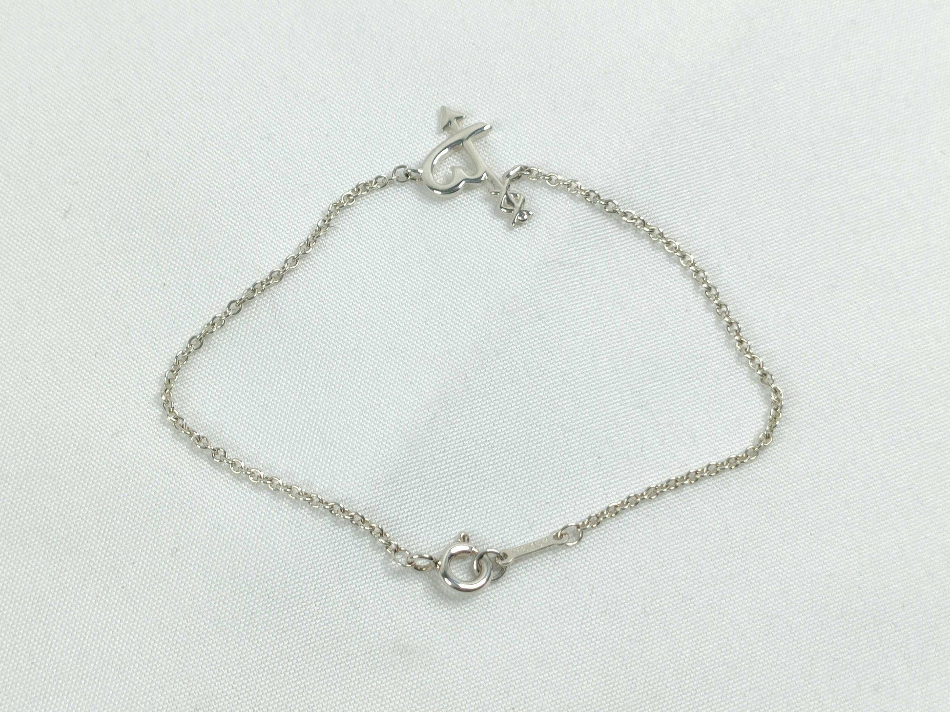 Tiffany & Co. Loving Heart Arrow Bracelet, SV925, 1.38g, 16cm, Bracelet/Bangle