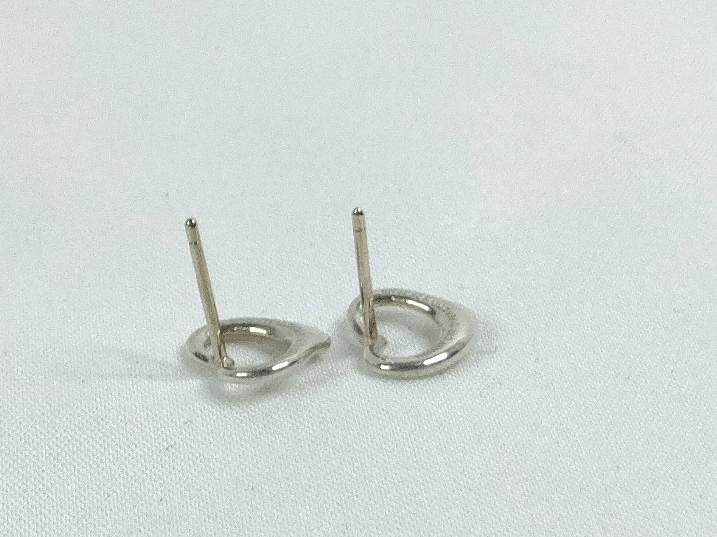 Tiffany & Co. Open Heart Earrings, SV925, 1.6g